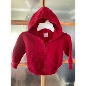 Kid Connection Red Hoodie size 24 months